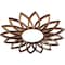 Ekena Millwork Daisy Architectural Grade PVC Pierced Ceiling Medallion, Antiqued Copper, 40"OD x 13 1/4"ID x 1"P CMPP40DAACO - alternate 4